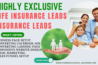 generate converting life insurance leads insurance leads life insurance website