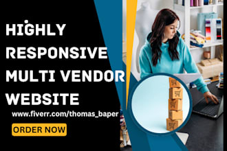 design multi vendor ecommerce dokan wcfm woocommerce marketplace website