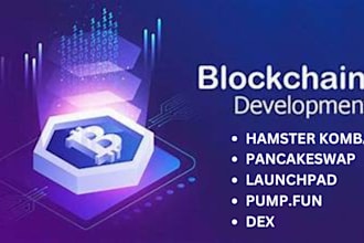 be your blockchain developer for dex, launchpad and custom projects