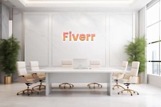 design custom 3d mockups and zoom backgrounds for businesses