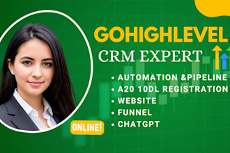 be your gohighlevel expert gohighlevel a2p website gohighlevel automation ai