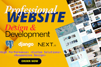 web programming, full stack developer with django, next js
