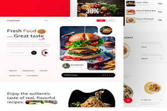 design mobile app, restaurant app ui, website ui, figma design, web UI UX design