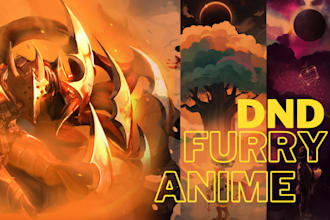 draw your dnd, furry or anime character
