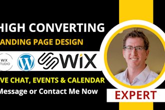 design result oriented wix landing page, wix website design wix seo to get sales