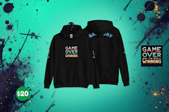 create handdrawn hoodie streetwear branding