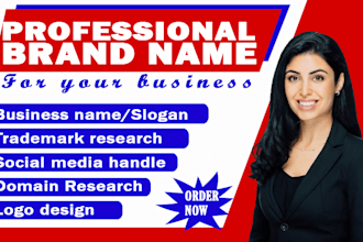 design a memorable business name, slogan, logo, and website for your company
