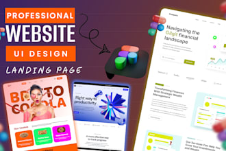do figma design, website ui design, figma website design, figma landing page