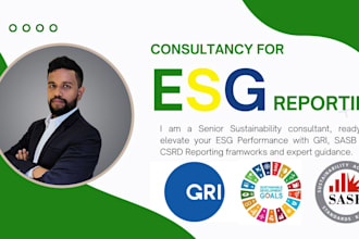 create esg or sustainability reports aligned with gri, sasb, or csrd