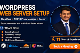 setup wordpress on docker with nginx and cloudflare