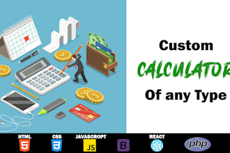 create a custom calculator for your website or wordpress
