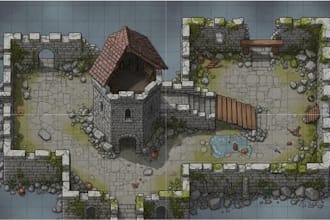 make stunning fantasy, rpg, dnd and dungeon battle map