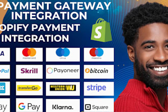 integrate shopify payments stripe paypal payment gateways square klarna webflow