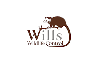 do a modern wildlife control logo for your business service