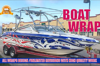 create boat wrap,jet ski,personal watercraft,yacht wrap,custom boat wrap,ship