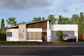 render your exterior design projects