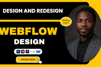 design webflow website redesign figma to webflow