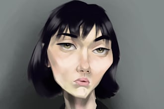 do stylized digital portraits