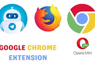 be your chrome extension developer custom chrome firefox extension telegram bots