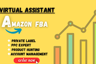 be your amazon virtual assistant or expert amazon fba VA