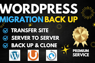 backup transfer migrate clone duplicate wordpress site