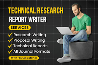 deliver comprehensive technical proposals, reports, and research writing