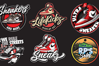 make a customized logo for your shoe brand or sneaker store