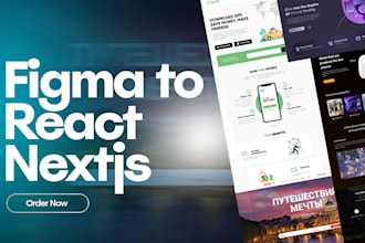 convert psd to react figma to react js or next js using tailwind css