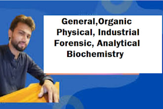 do general, organic, physical, industrial, forensic, analytical, bio chemistry