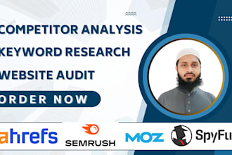 do ahrefs and semrush keyword research website audit and competitor analysis