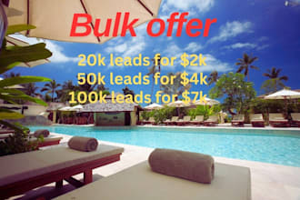 do provide bulk timeshare leads