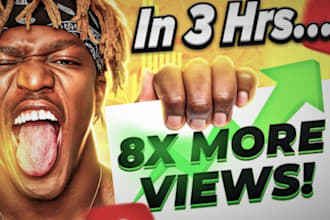 design attractive thumbnail in 3 hours