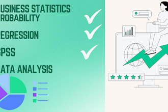 do business statistics, probability, regression and spss data analysis