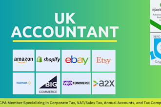 do UK company accounts and UK tax returns, vat, ct600, sa100 with hmrc