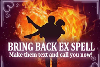 cast bring ex back spell to make them text and call you, contact me spell