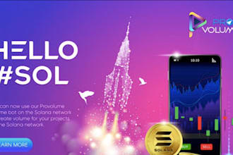 develop solana trading bot, copy trade bot, solana volume bot, dextools bot pine