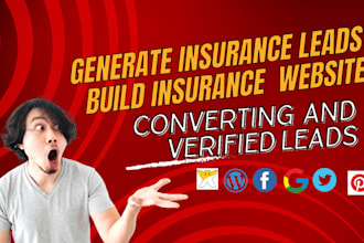 generate insurance leads build insurance website