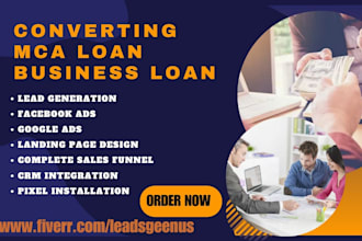 generate mca loan leads business loan leads student loan leads mca leads