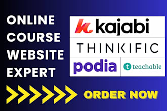 kajabi online course website kajabi thinkific podia course upload sales funnel