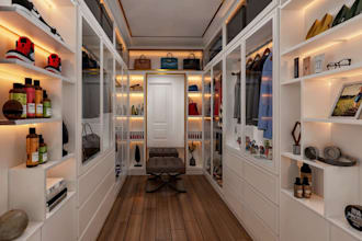 luxury interior design and render home office,walk in closets,wardrobe,bathroom