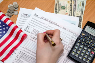 prepare and efile US business tax returns 1065, 1120s, 1120, 1040 cpa, llc tax