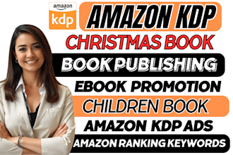 do amazon kdp book publishing, christmas christian book children ebook promotion