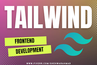 develop frontend UI with tailwind CSS