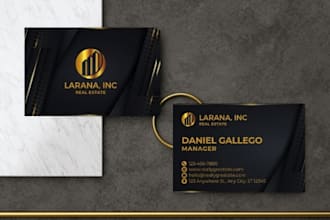 design luxury business cards