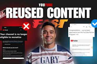 fix reused content and monetization issue on youtube