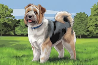draw illustration pet portrait vector art