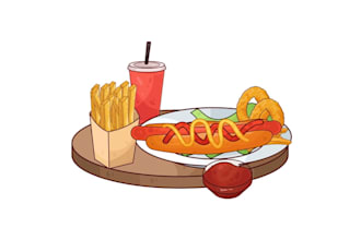 design icon aesthetics logo for fry bread business