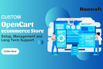 setup customize and provide support to opencart ecommerce site