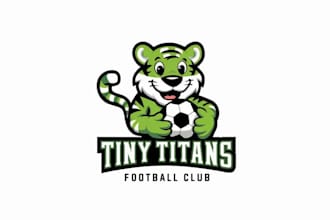 design mascot motivation logo for football club