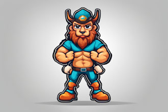 create character mascot logo design